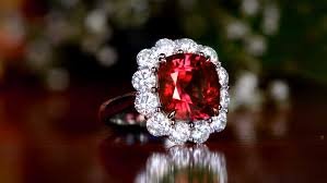 ring with a ruby​