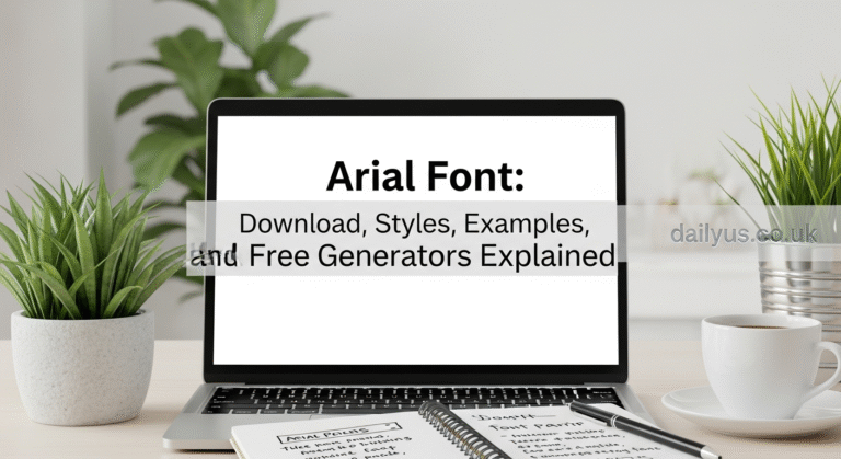 arial font
