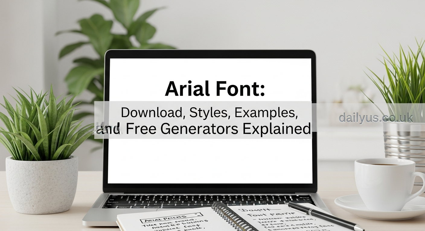 arial font